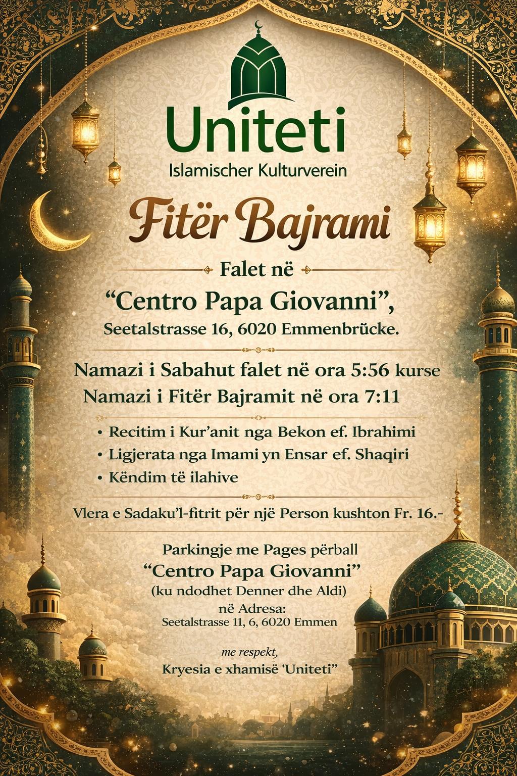 Programi i Fitër Bajramit